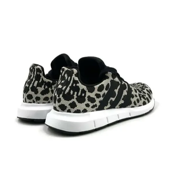 Adidas Swift Run Womens Running Shoe White Black Animal Leopard Trainer Sneaker - Picture 10 of 10